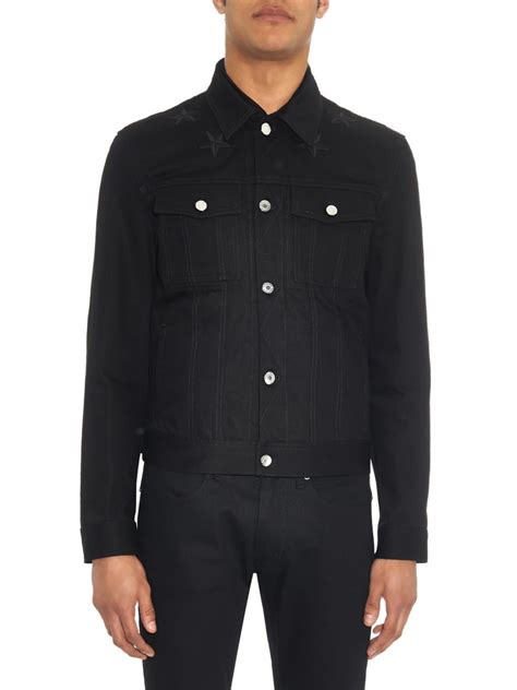 givenchy black denim jacket.